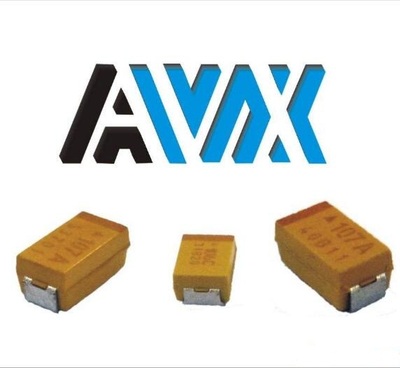AVX钽电容 100uF(107) ±10% 6.3V B型